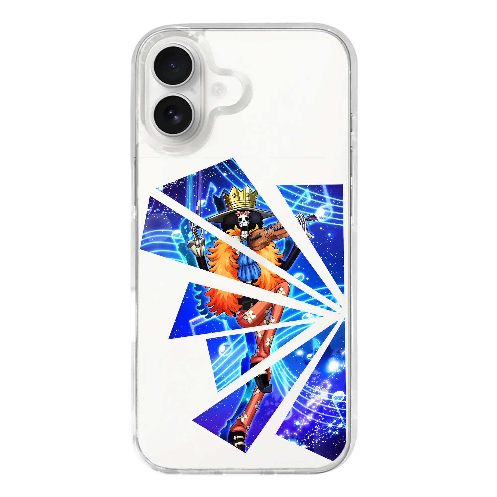 ワンピース グッズ ブルック - iPhone 17シリーズ 透明スマホケース – 薄型・耐衝撃・精密フィット保護カバー